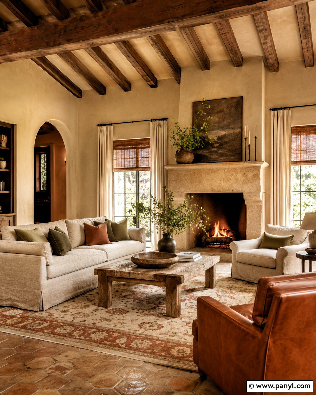 Sandy Beige Tuscan Walls - 35 tuscan wall colors