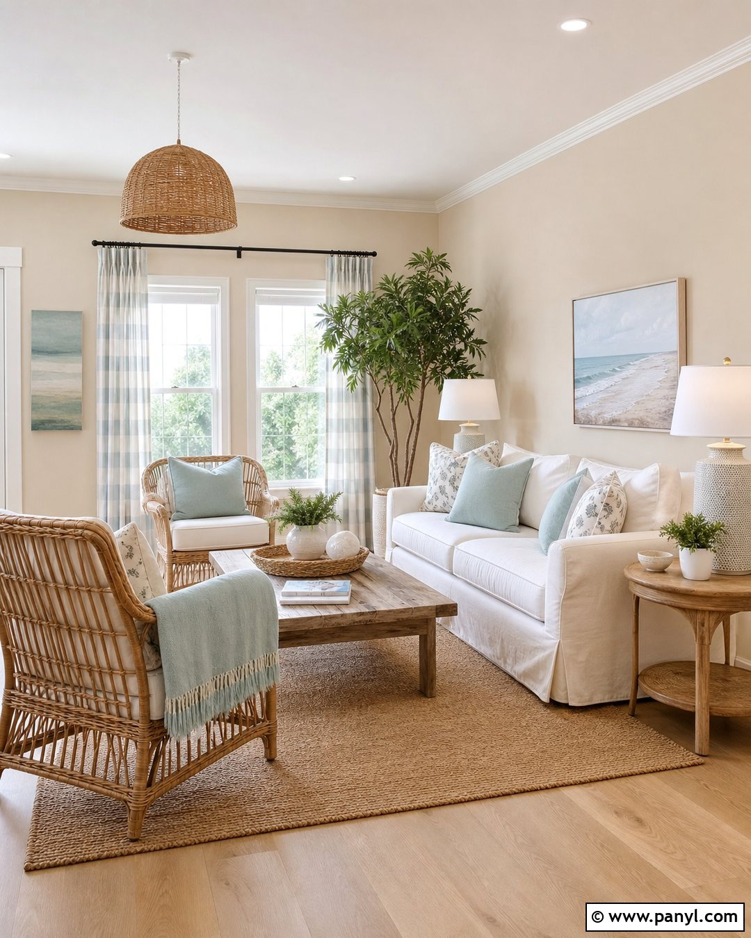 Sandy Beige Wall Paint for Coastal Rooms - 20 Beige Wall Paint Sample Ideas