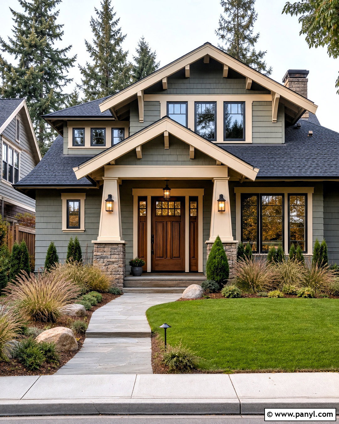 Saybrook Sage Craftsman Exterior - 20 saybrook sage benjamin moore ideas