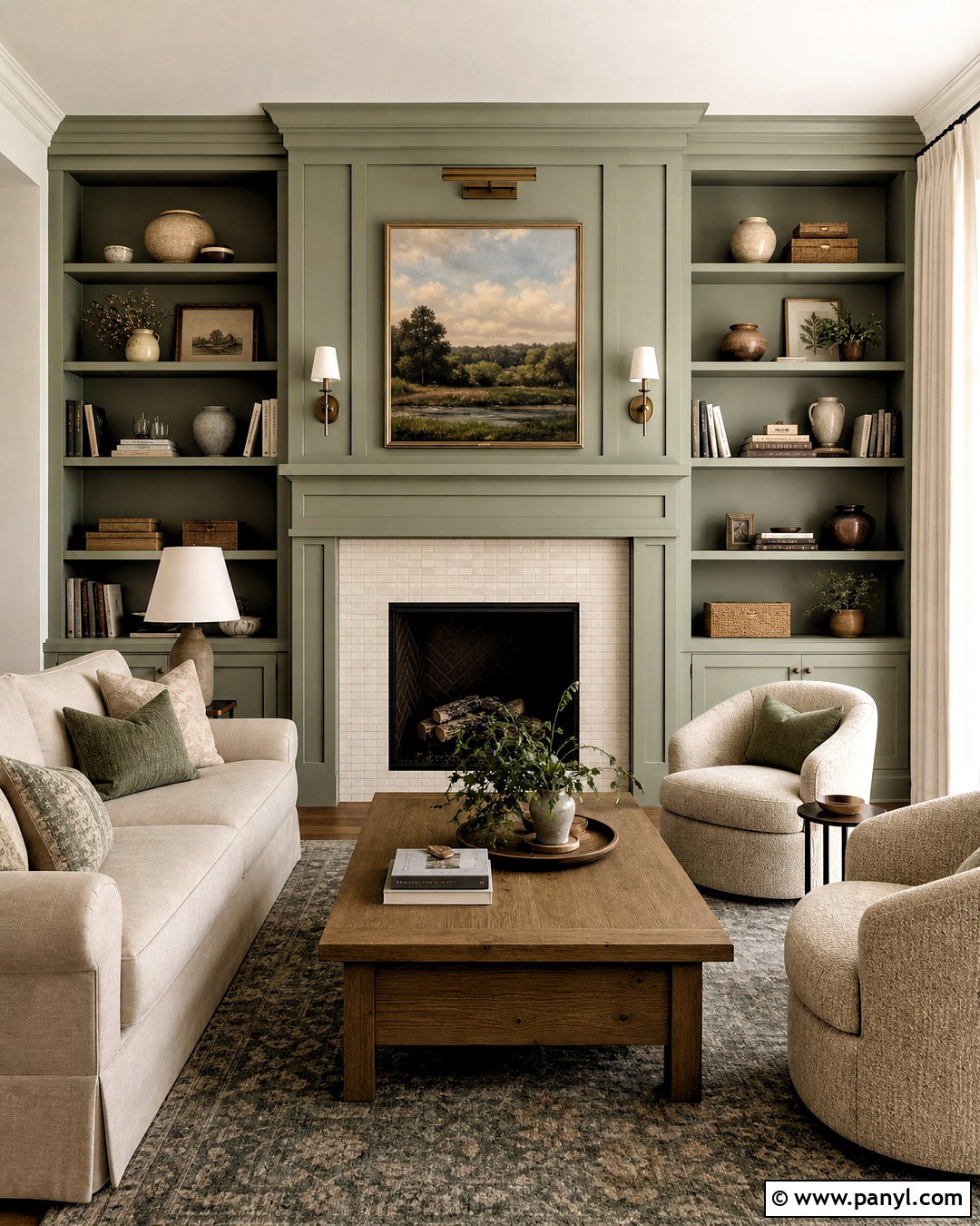Saybrook Sage Fireplace Room - 20 saybrook sage benjamin moore ideas