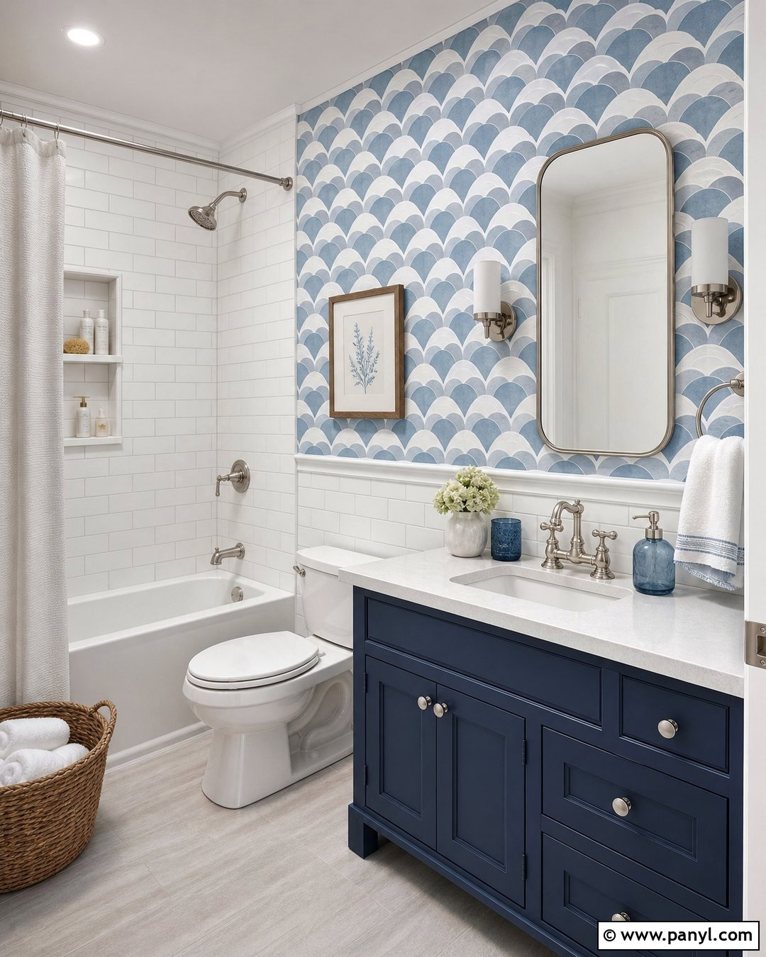 Scallop Wallpaper Bathroom - 35 2019 Aesthetic Wallpaper ideas