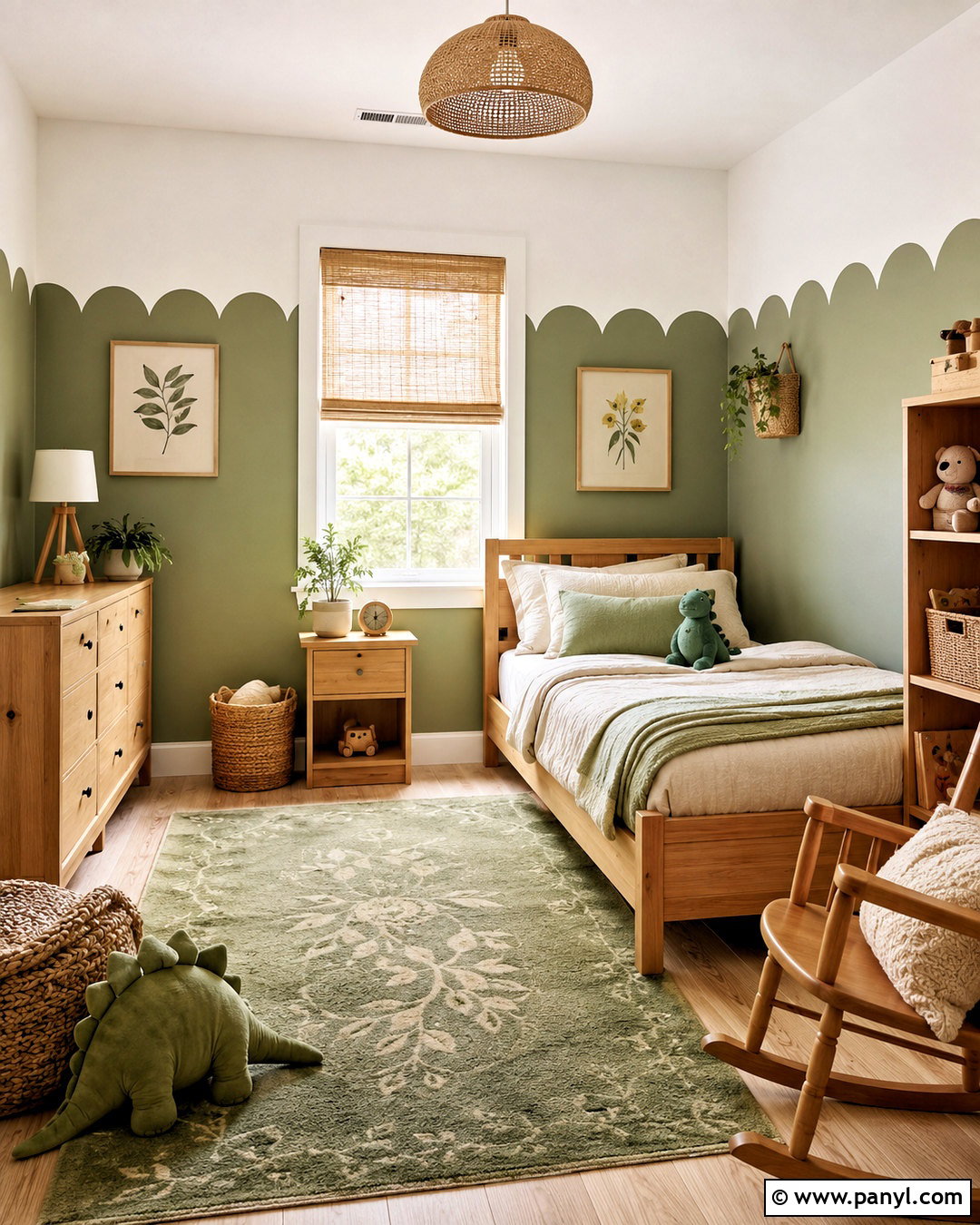 Scalloped Wall Paint - 20 interior wall painting designs