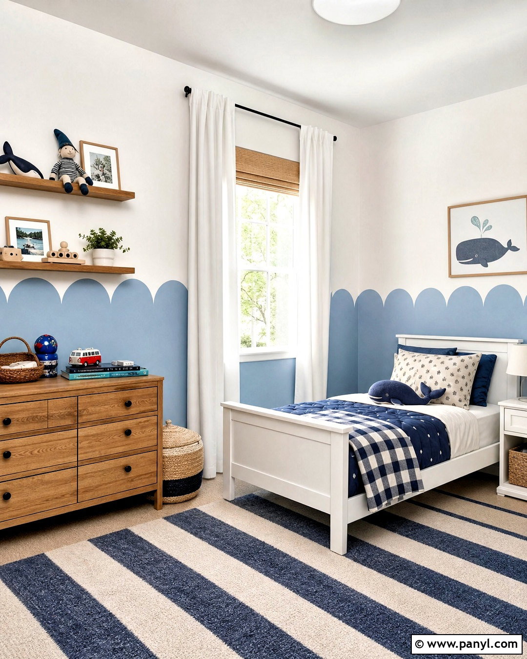 Scalloped Wall Paint - 20 paint effects on walls