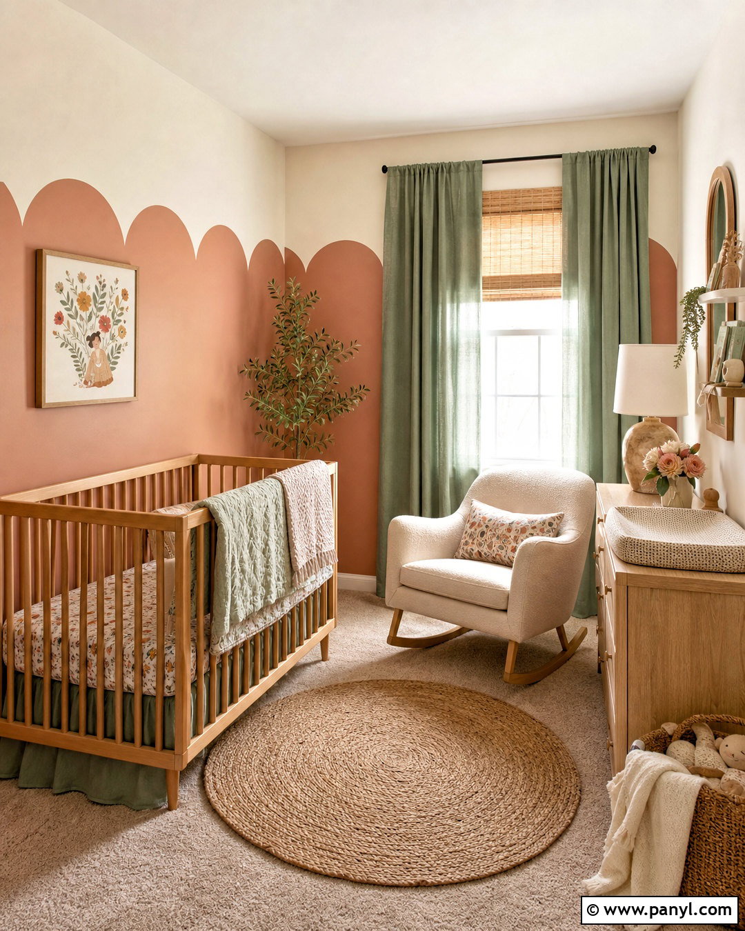 Scalloped Wall Paint Design - 20 unique wall paint designs