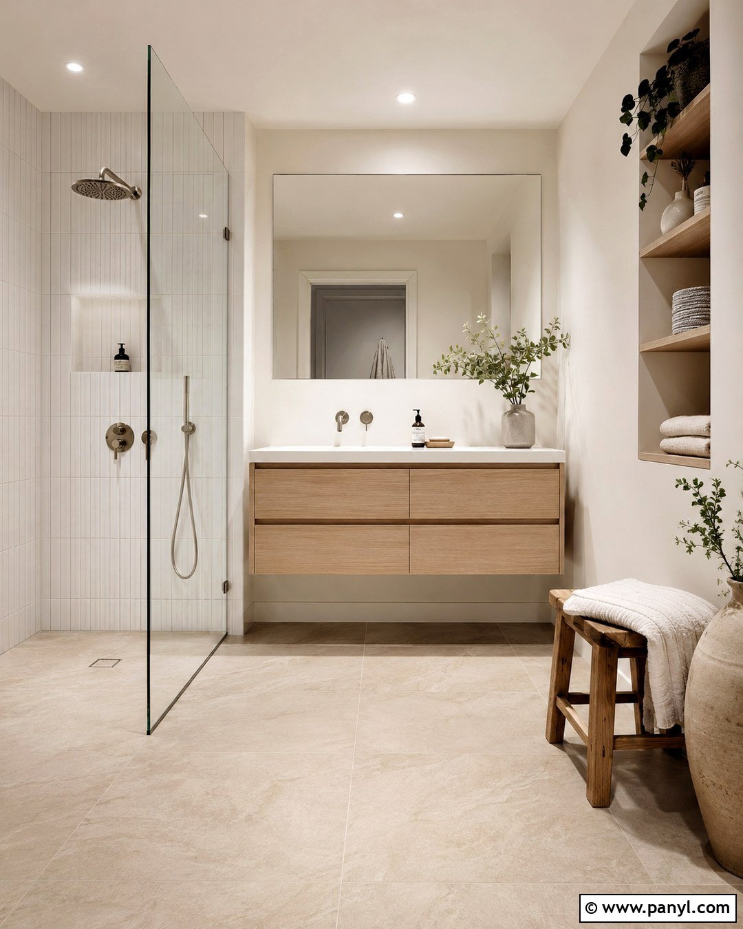 20 White Walls In Bathroom Ideas for a Fresh Spa-Like Retreat