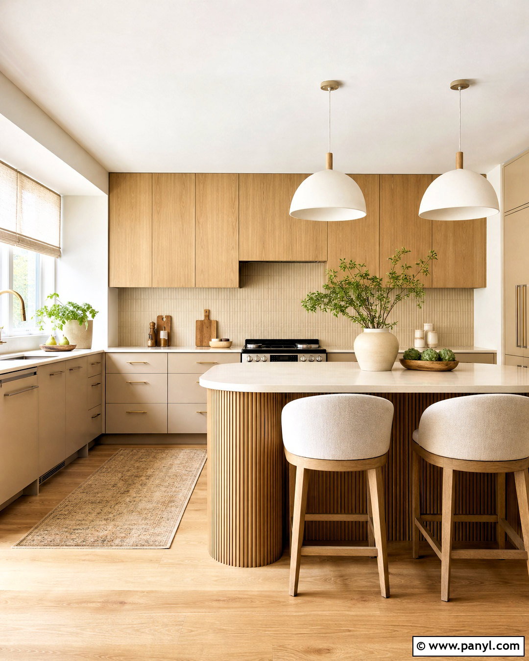 Scandinavian Beige and Wood Kitchen - 20 beige and wood kitchen ideas