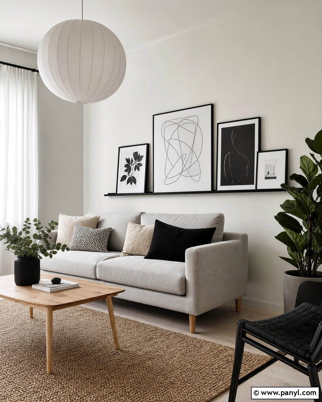 Scandinavian Black And White Wall - 35 black and white walls