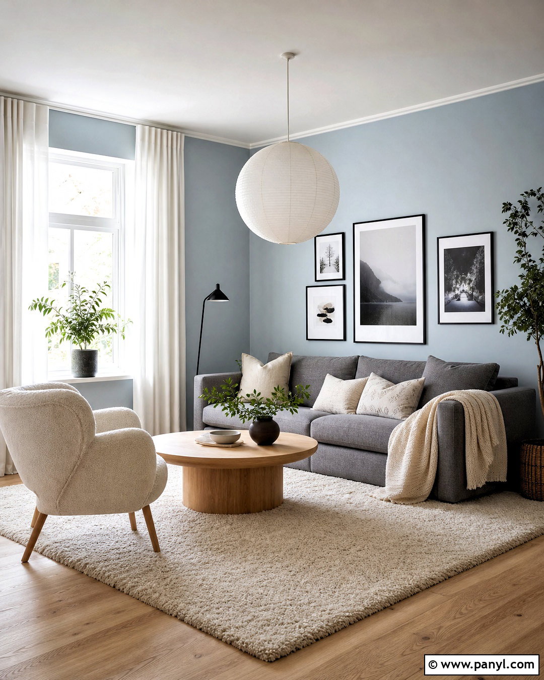 Scandinavian Blue Grey Living Room Walls - 20 blue grey living room walls