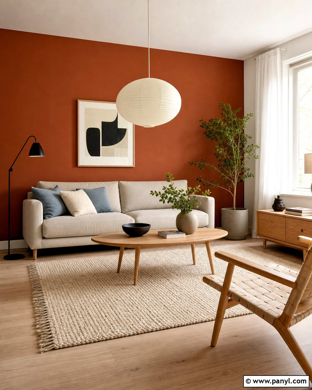 Scandinavian Burnt Orange Living Room Wall - 20 burnt orange living room walls