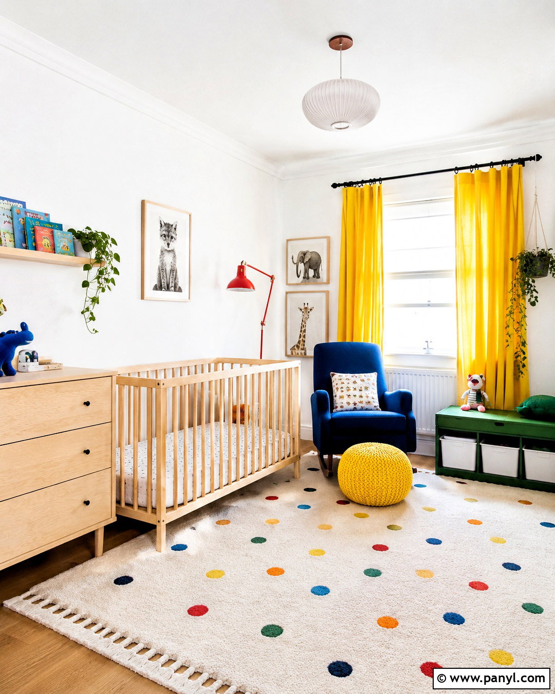 Scandinavian Colorful Nursery - 20 bright nursery ideas