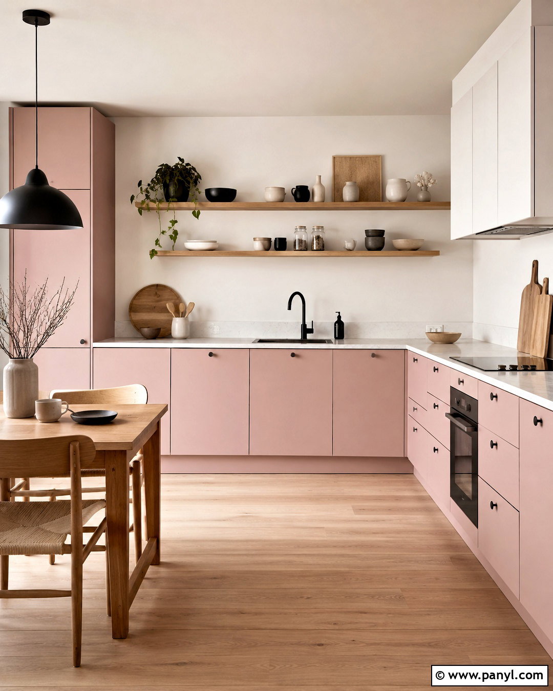 Scandinavian Dusty Pink Kitchen Cabinets - 20 dusty pink kitchen cabinets