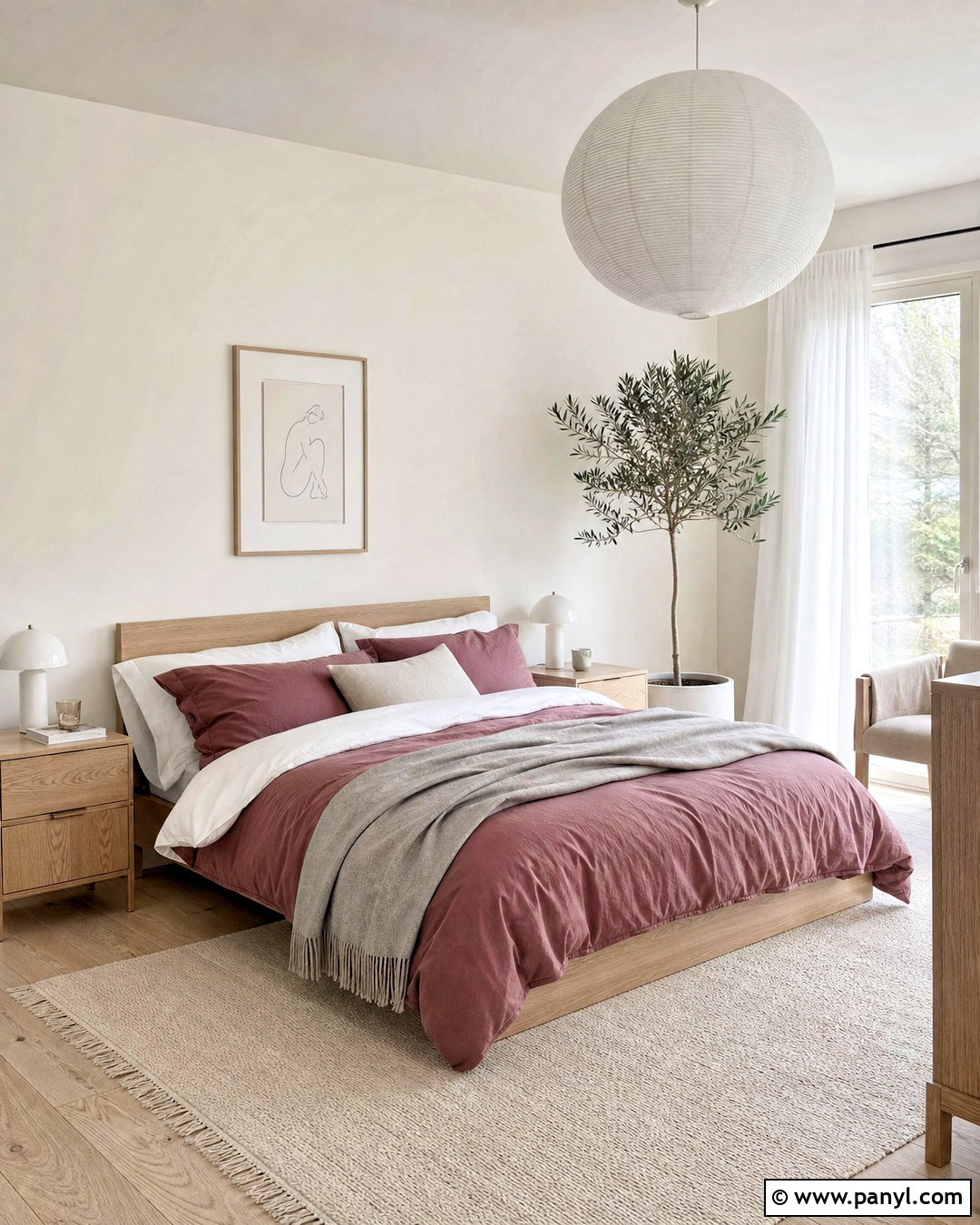 Scandinavian Dusty Rose Bedroom - 20 dusty rose bedroom ideas