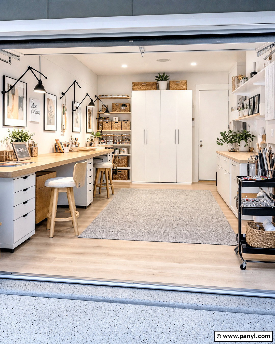 Scandinavian Garage Studio - 20 garage remodel ideas