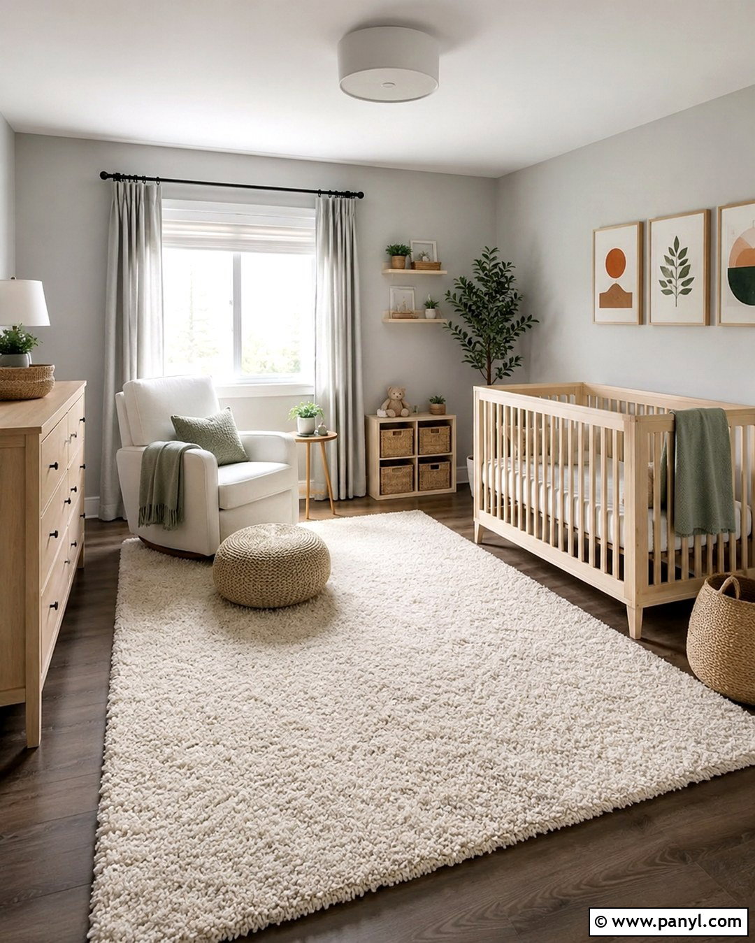 Scandinavian Gray Nursery - 20 Nursery Gray Walls