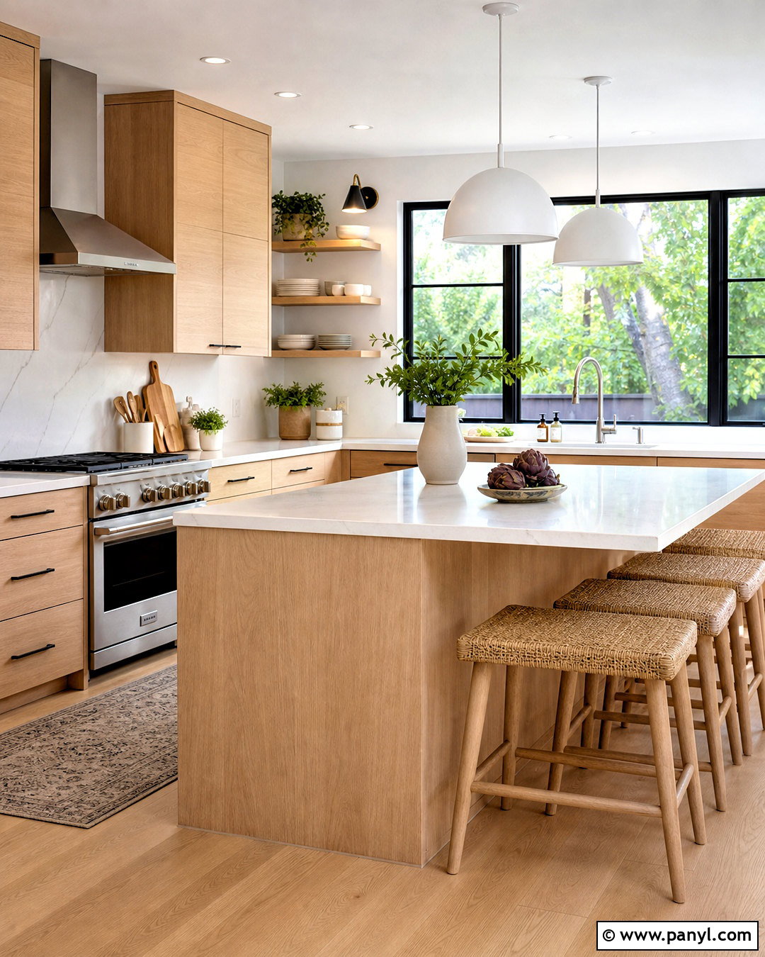 Scandinavian Kitchen With Light Wood Cabinets - 20 scandinavian interior ideas