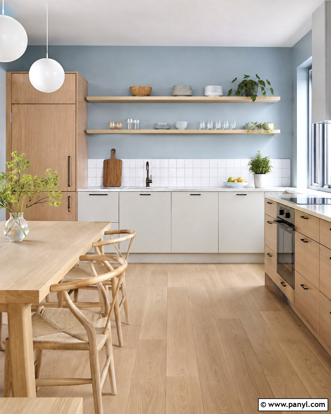 Scandinavian Light Blue Kitchen Walls - 40 light blue kitchen walls