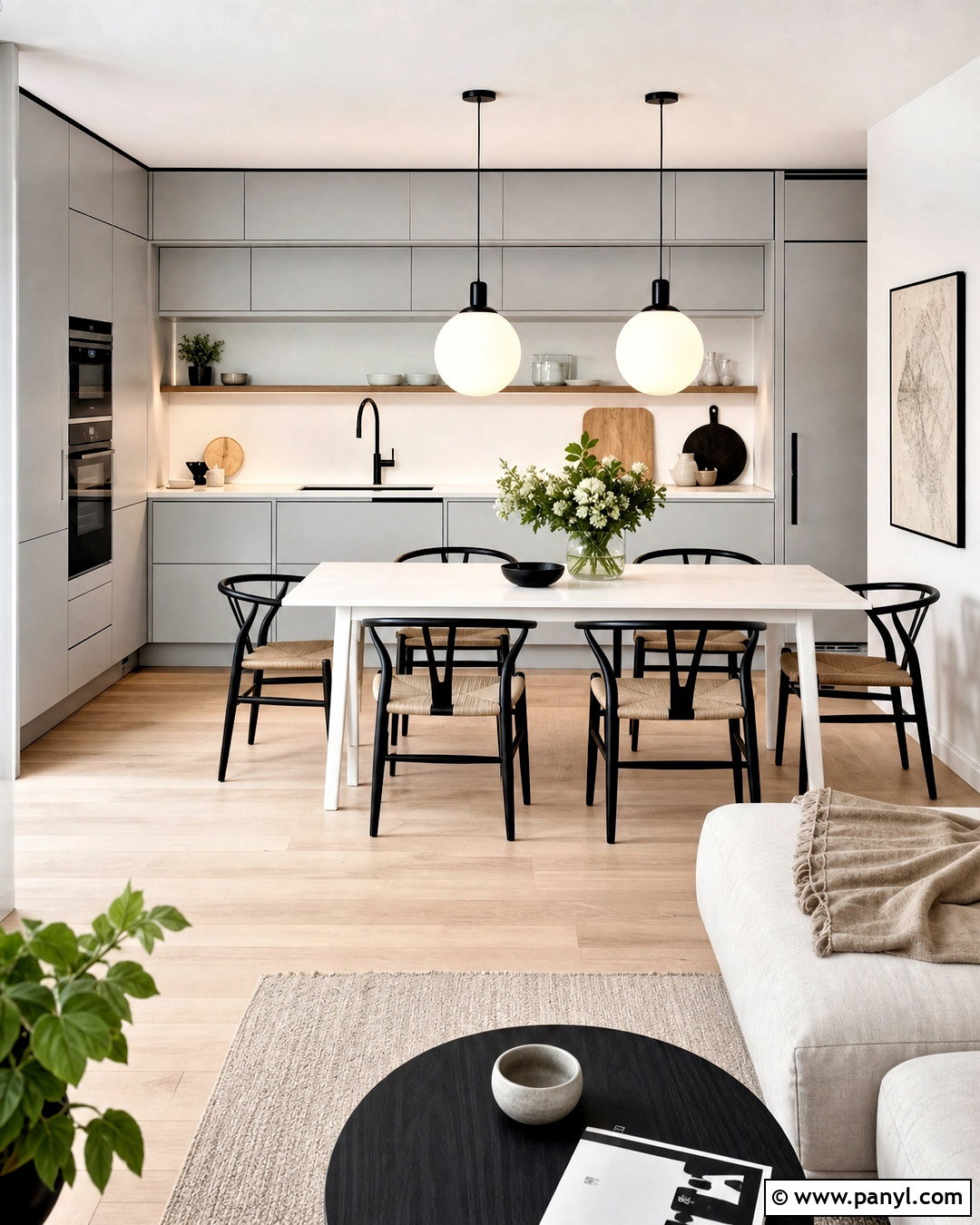 Scandinavian Light Grey And White Kitchen - 20 light grey and white kitchen ideas