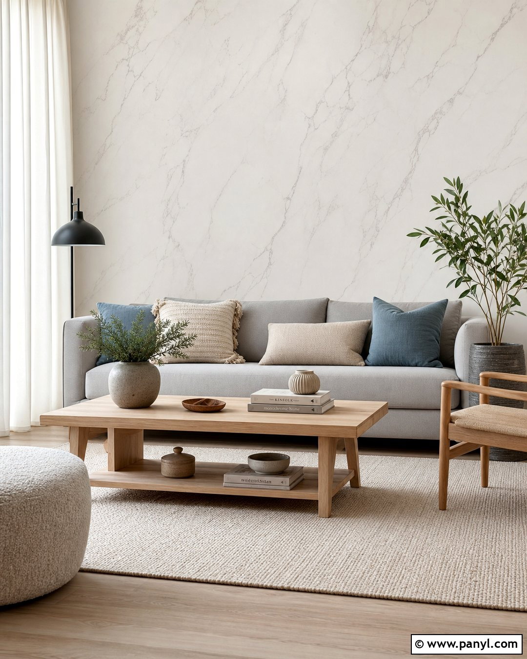 Scandinavian Marble Wallpaper Living Room - 30 Marble Wallpaper Living Room Ideas