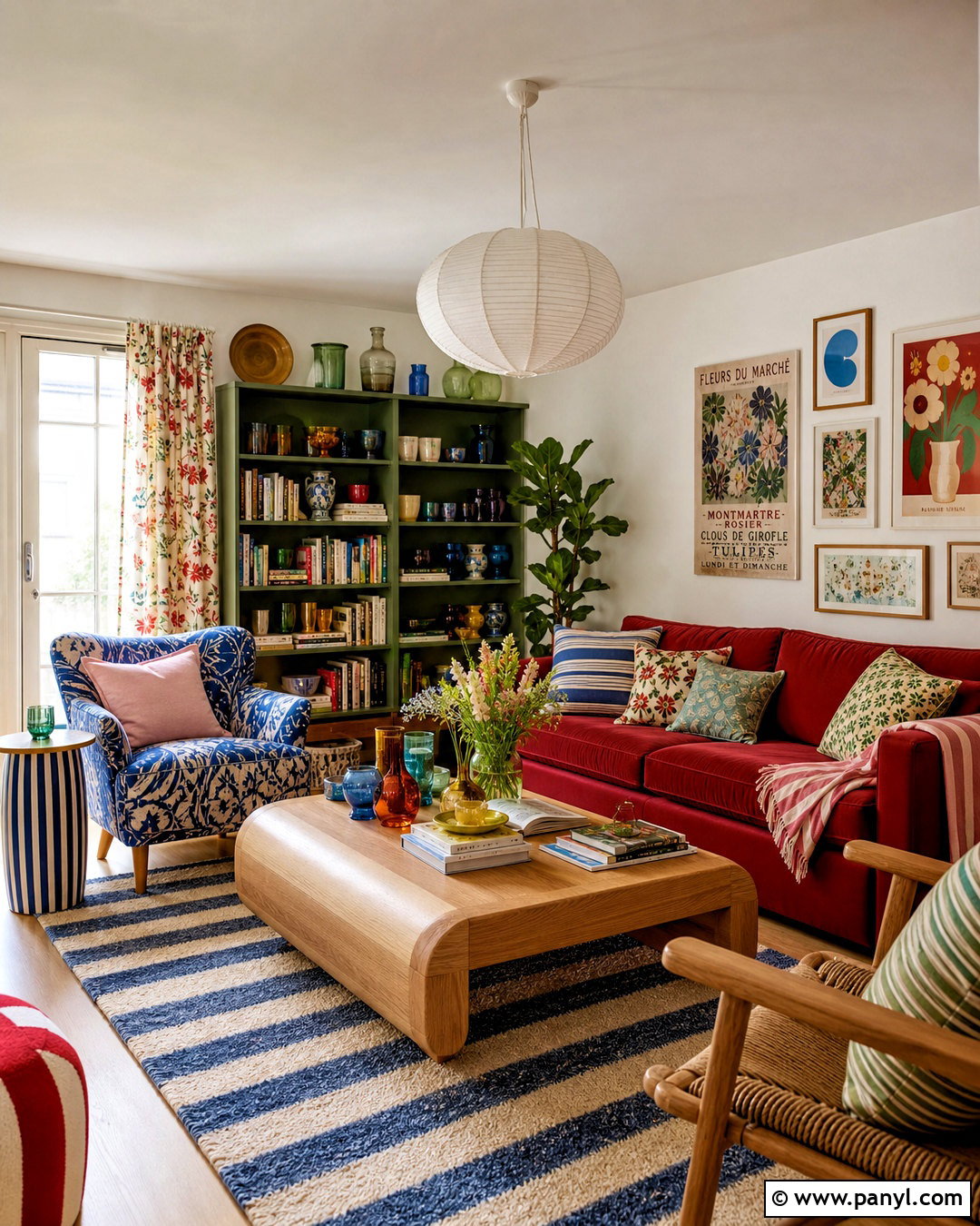 Scandinavian Maximalist Living Room - 20 interior design maximalist ideas
