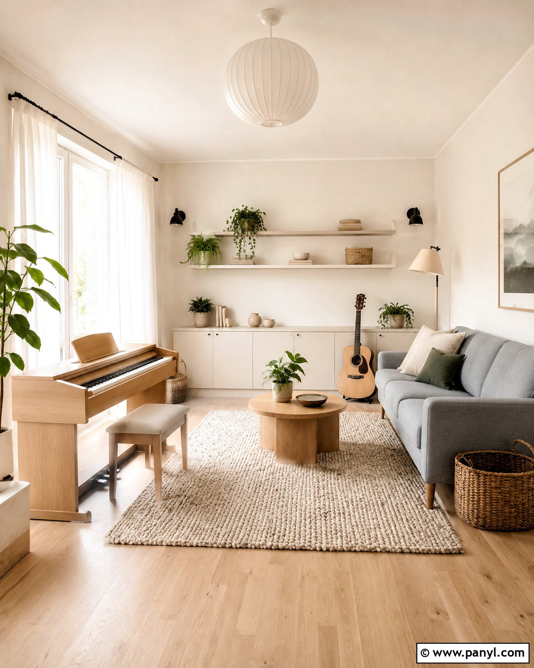 Scandinavian Music Room - 20 modern music room ideas