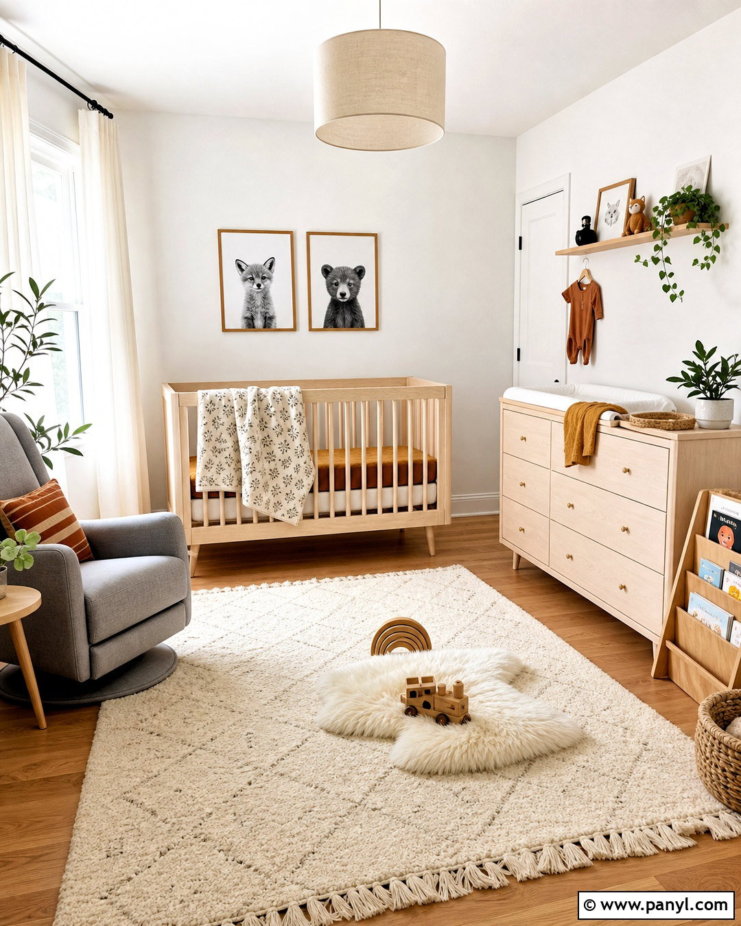 Scandinavian Nursery - 20 simple nursery ideas