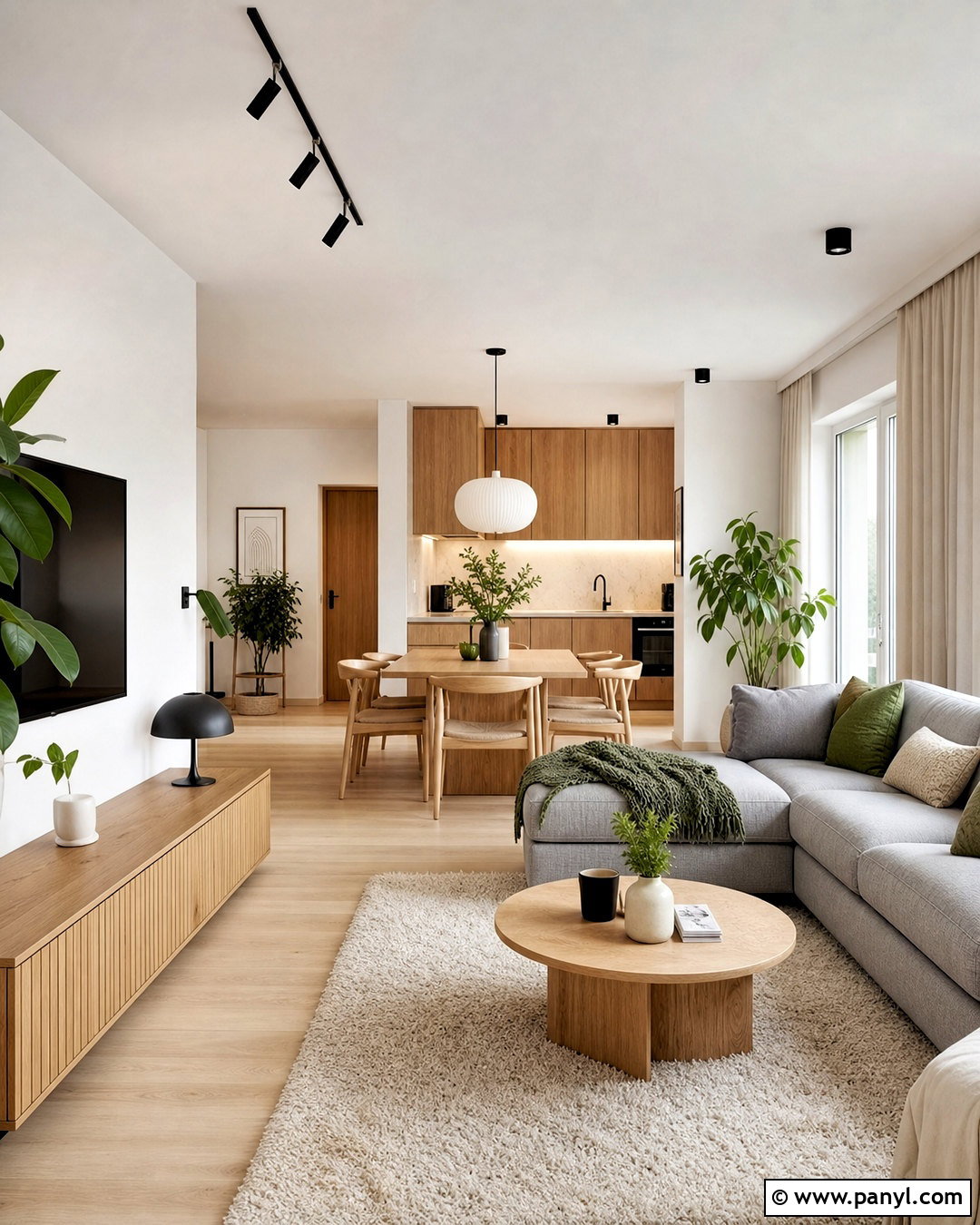 Scandinavian Open Plan Interior - 20 scandinavian interior ideas