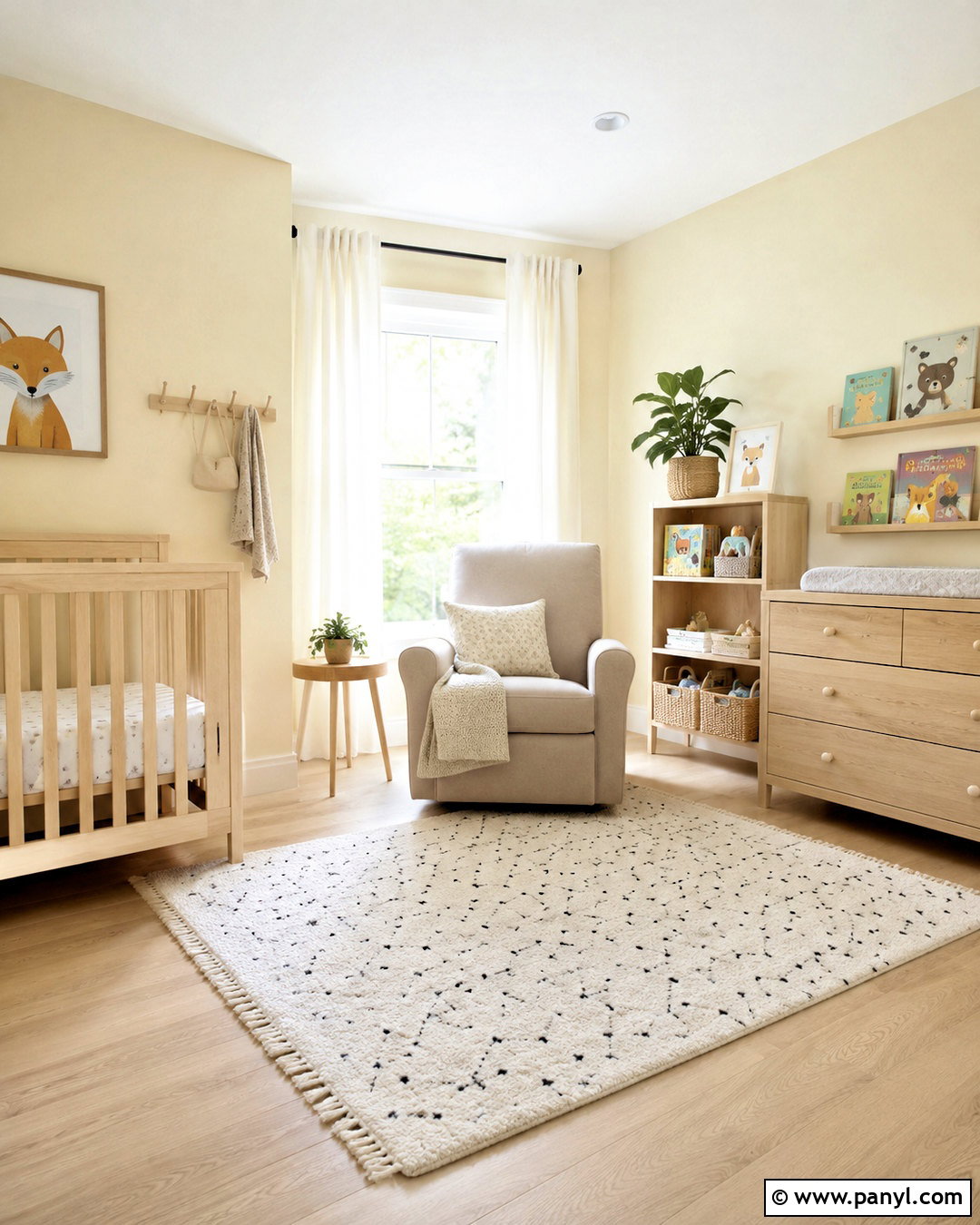 Scandinavian Pale Yellow Nursery - 20 pale yellow nursery ideas