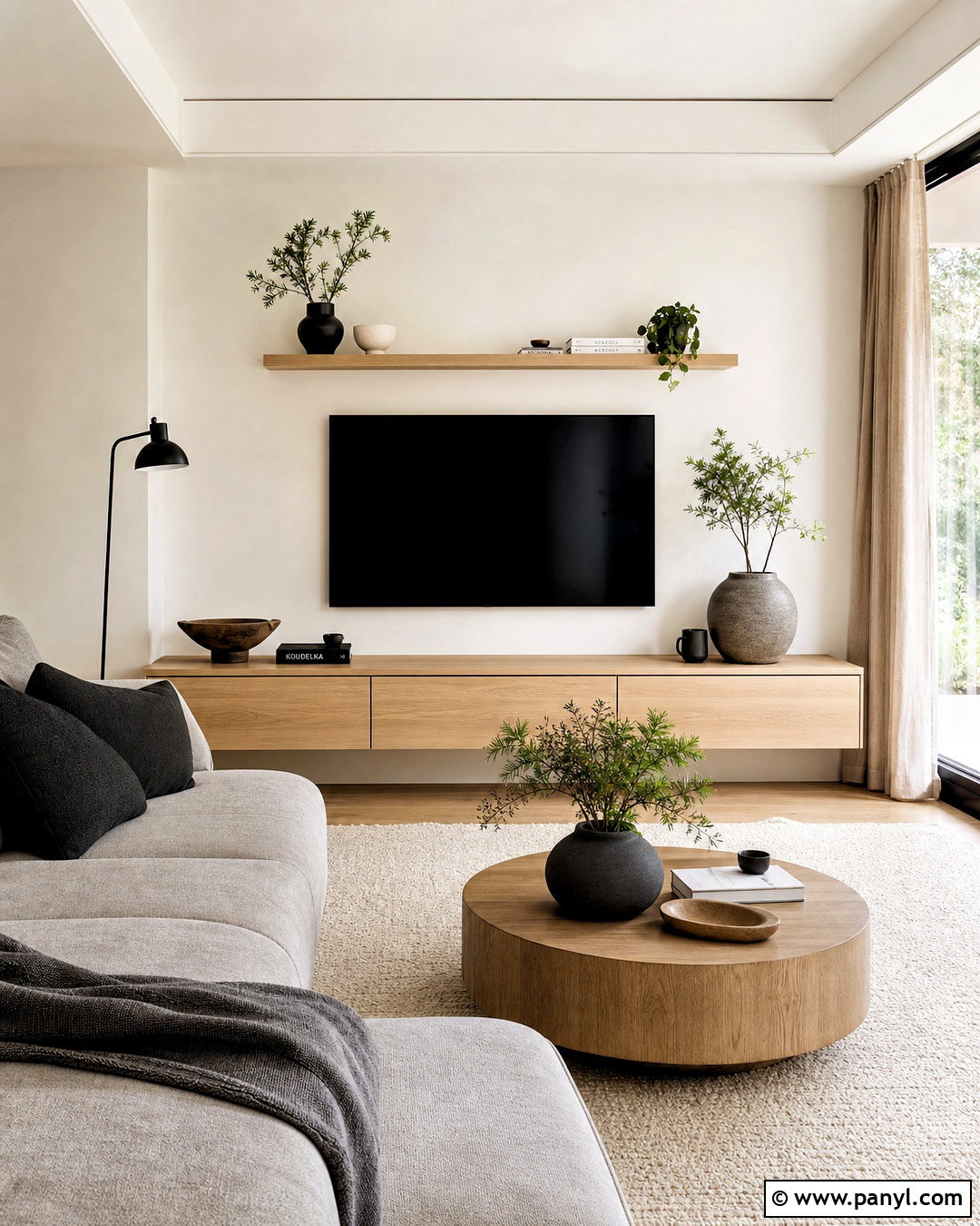 Scandinavian TV Wall - 20 tv background wall design ideas
