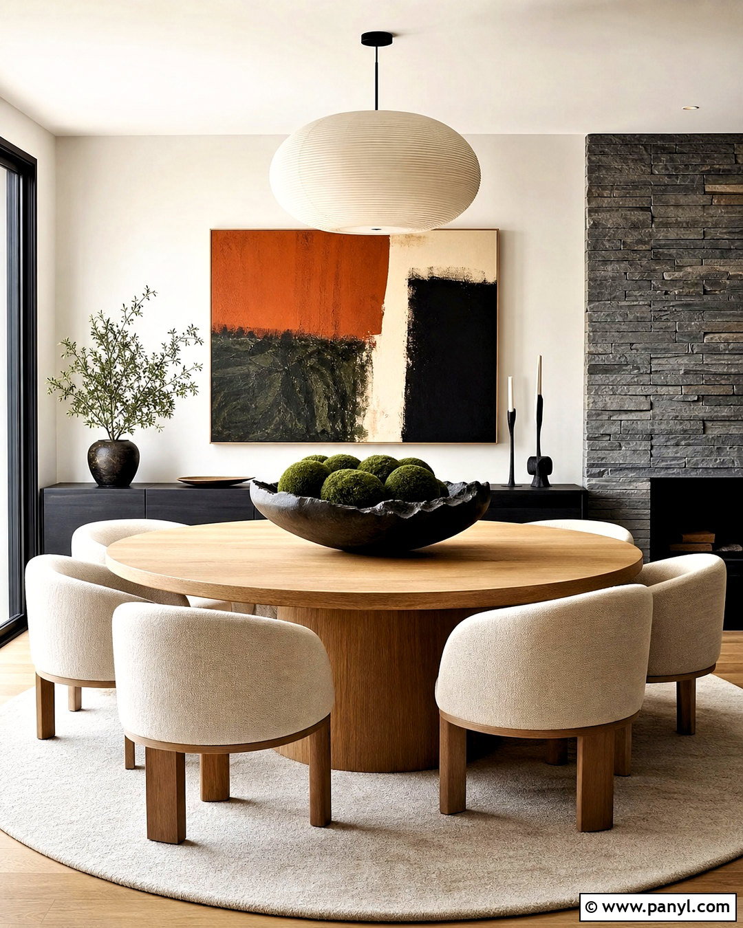 Sculptural Bowl Table Centerpiece - 20 table centerpieces for home ideas