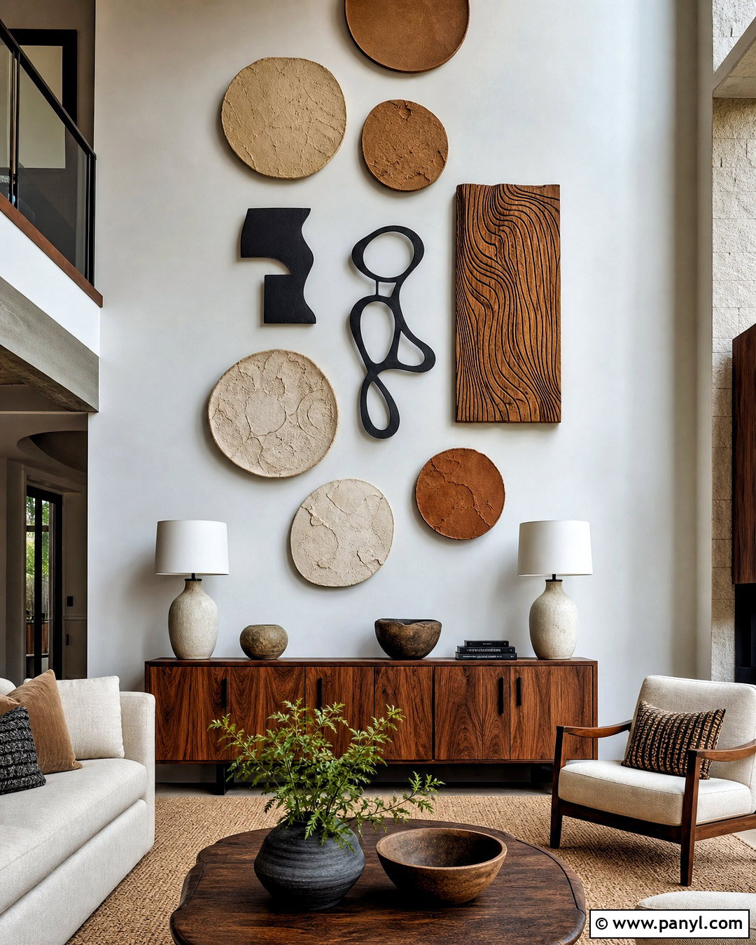 Sculptural Wall Decor For High Ceilings - 20 how to decorate tall walls high ceilings