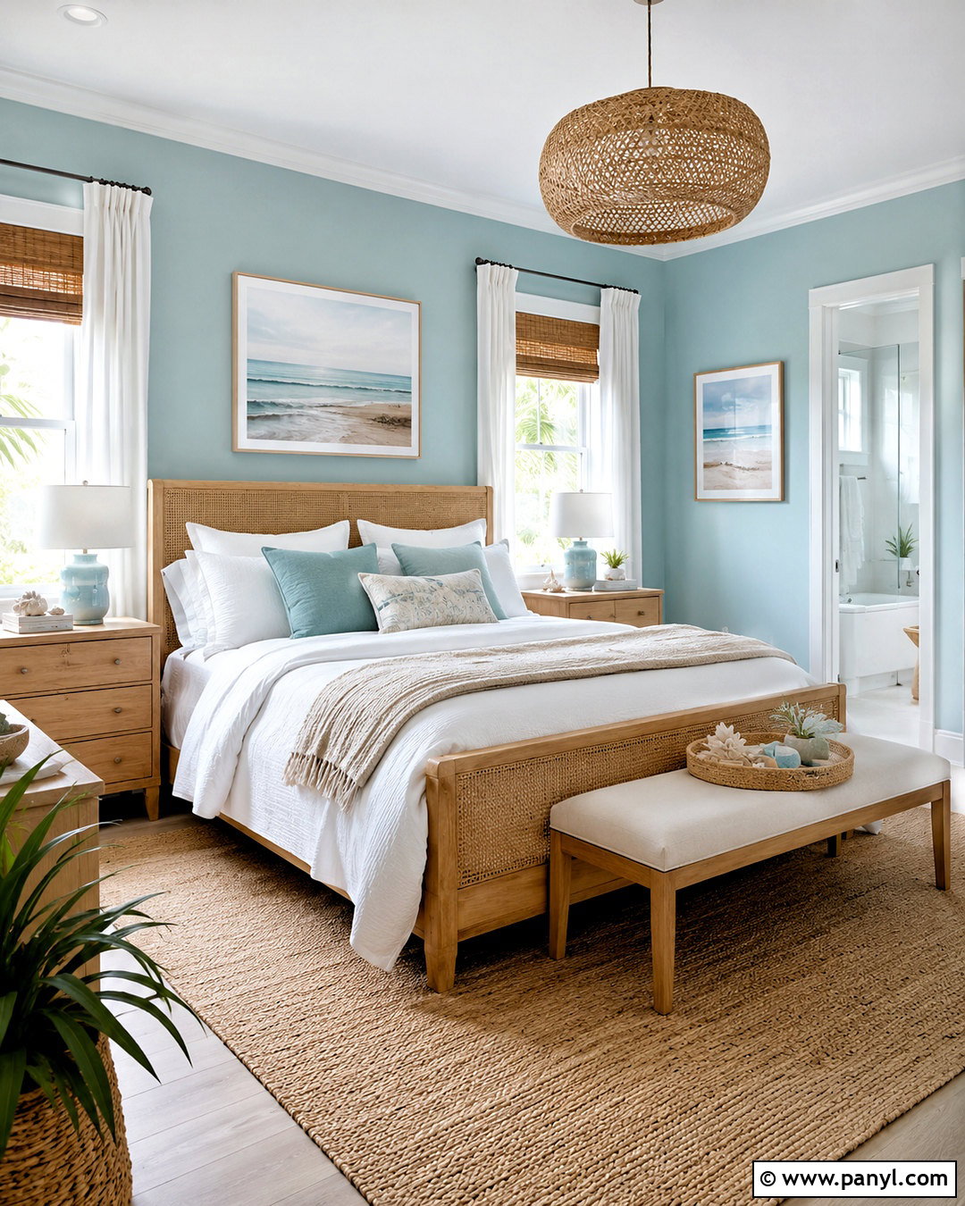 Sea Foam Bedroom - 20 light blue paint colors for bedroom ideas