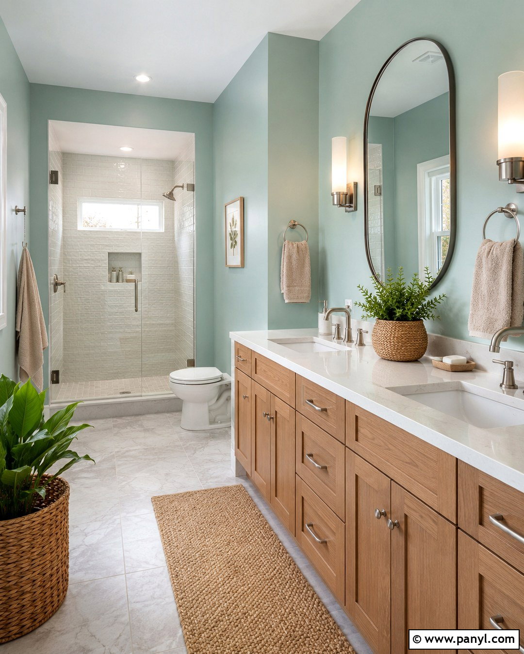 Sea Glass Green Wall Paint Color - 20 Cool Wall Paint Colors