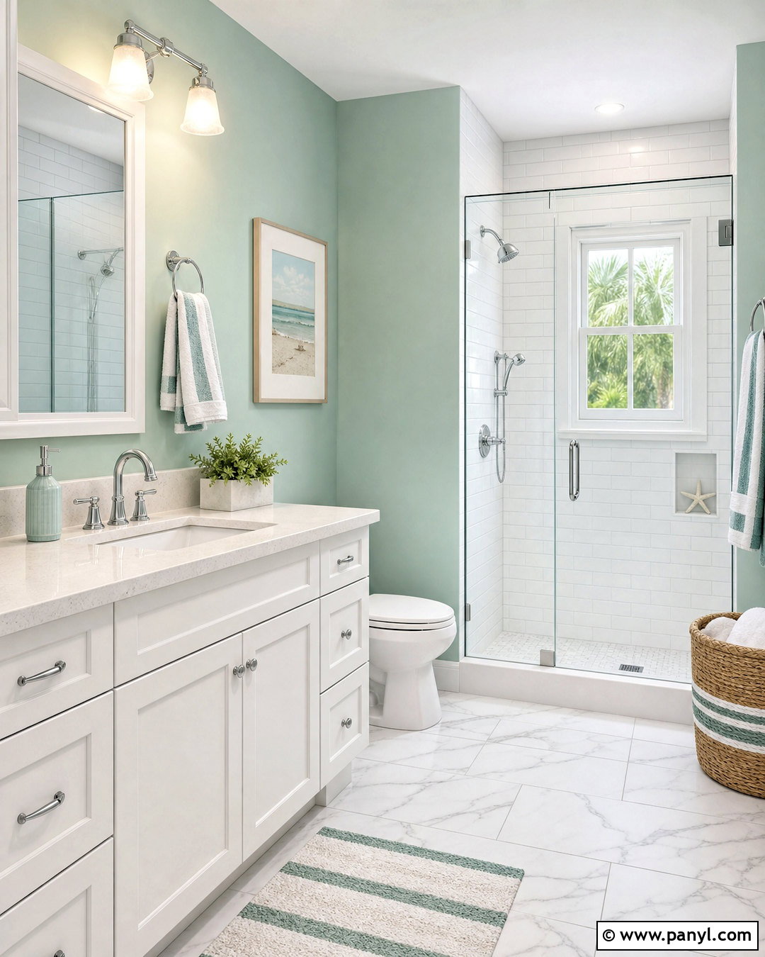Sea Green And White Bathroom - 20 sea green bathroom ideas