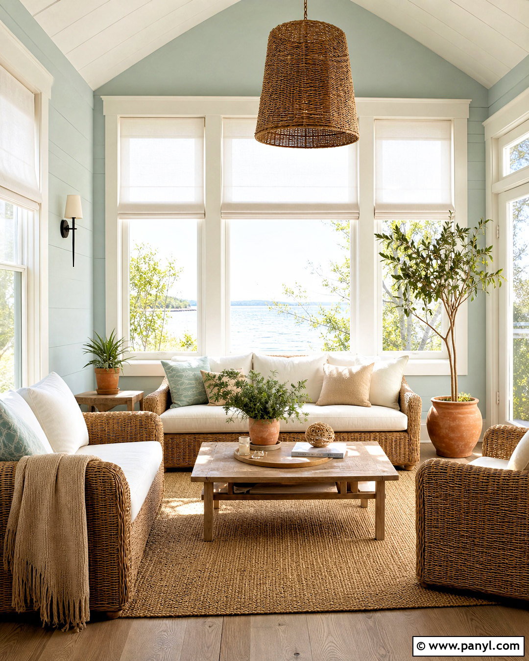 Sea Salt And Dover White Sunroom - 20 sw sea salt color palette ideas