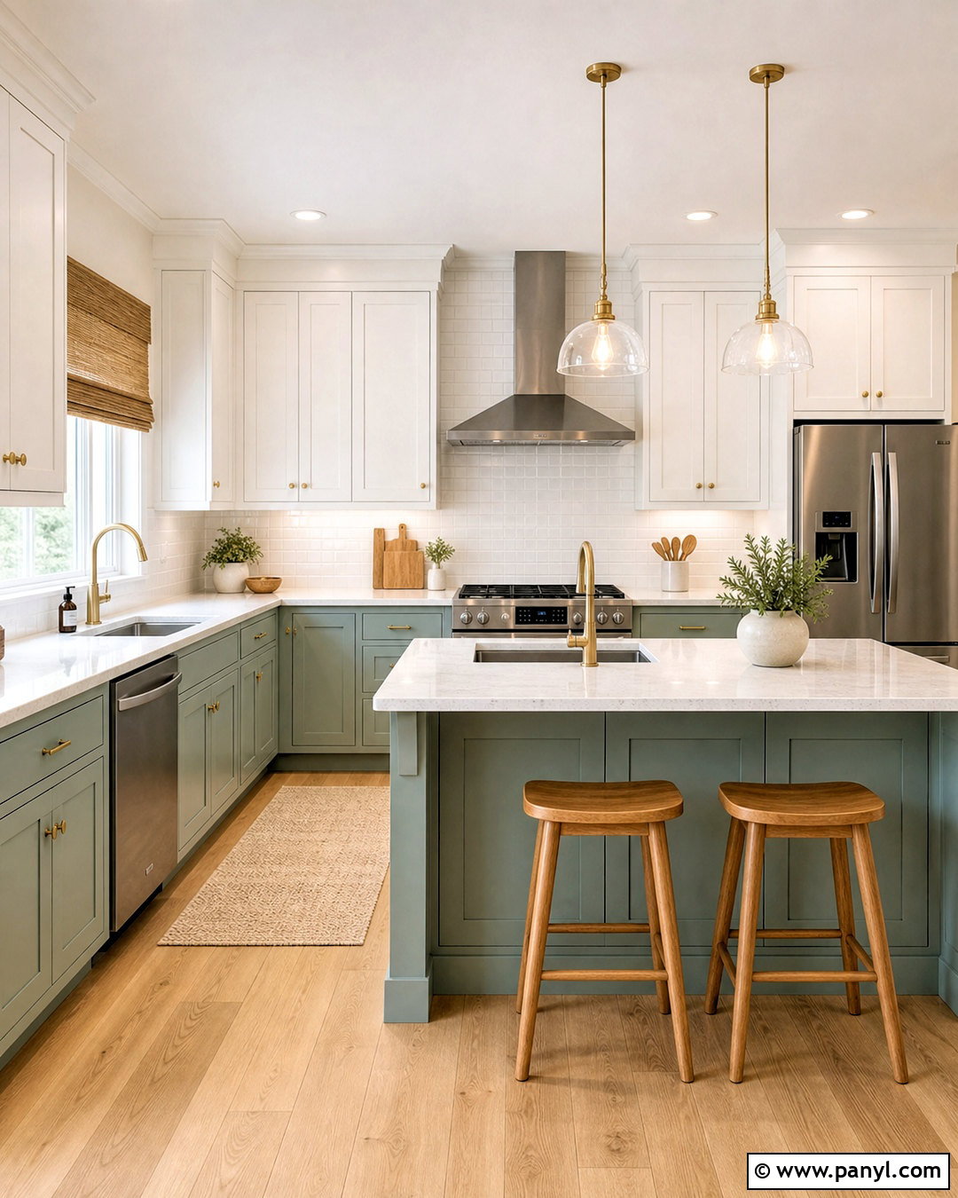 Sea Salt And Pure White Kitchen - 20 sw sea salt color palette ideas