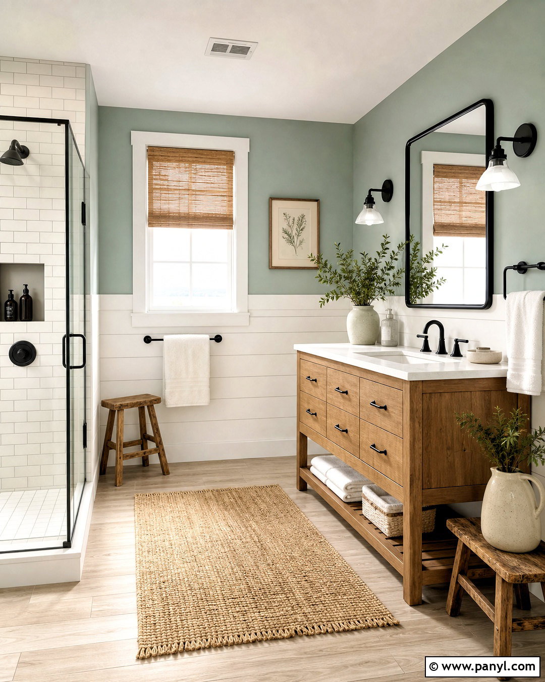 Sea Salt Bathroom With Farmhouse Decor - 20 seasalt sw bathroom ideas