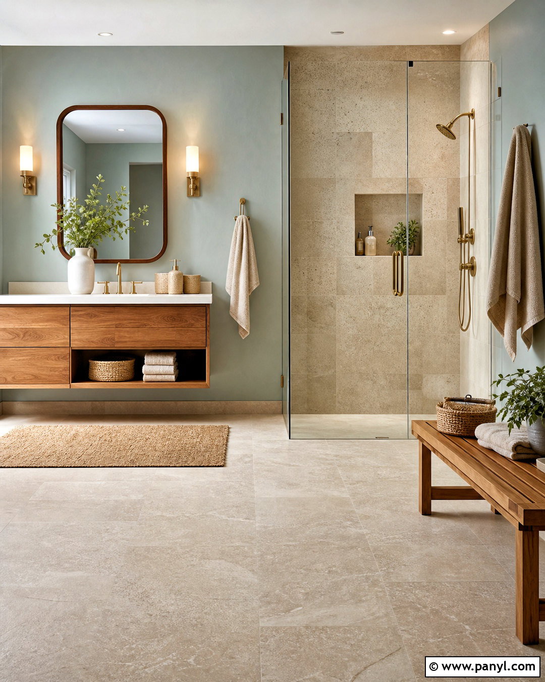 Sea Salt Bathroom With Natural Stone - 20 sea salt bathroom ideas