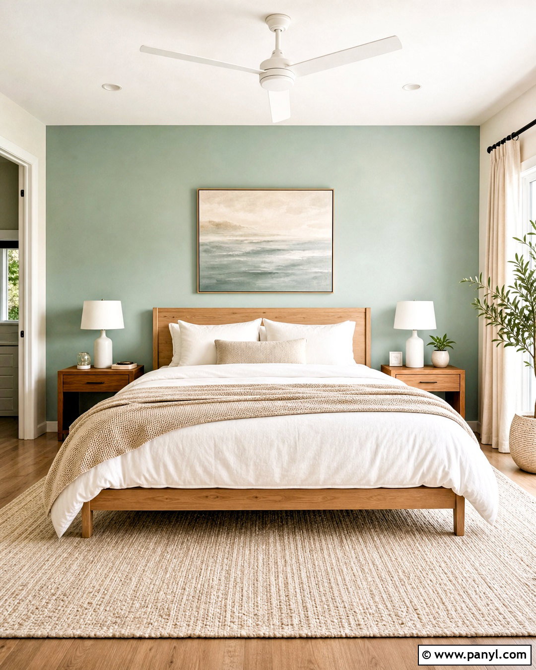 Sea Salt Bedroom Accent Wall - 20 sea salt bedroom ideas