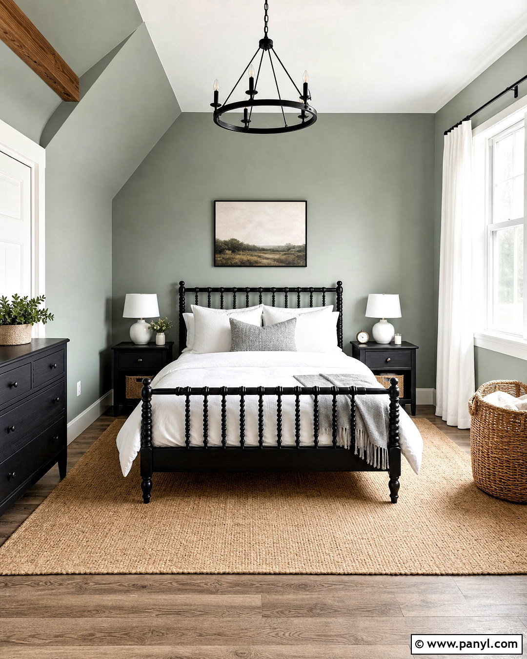 Sea Salt Bedroom With Black Furniture - 20 sea salt bedroom ideas
