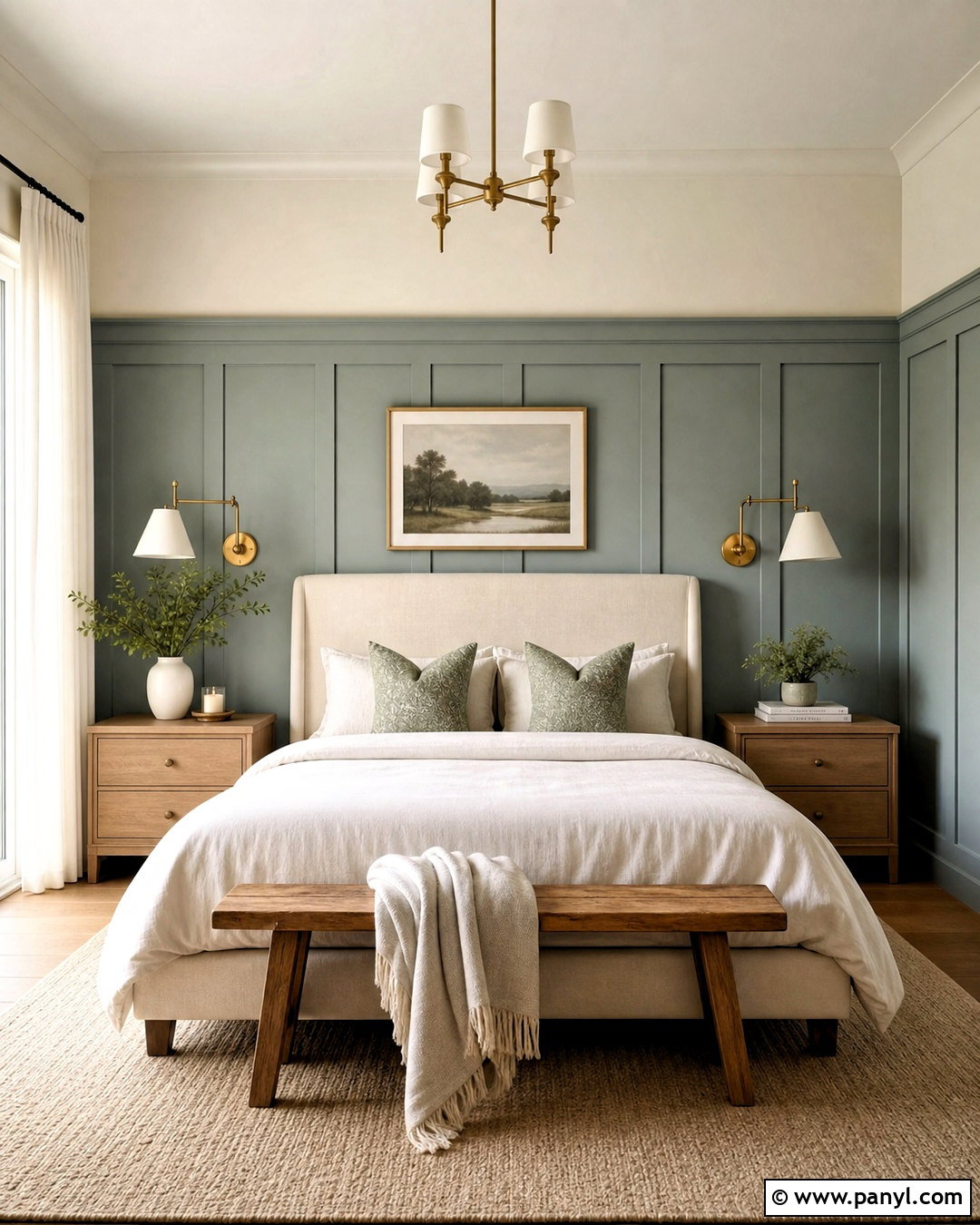 Sea Salt Bedroom With Board And Batten - 20 sea salt bedroom ideas