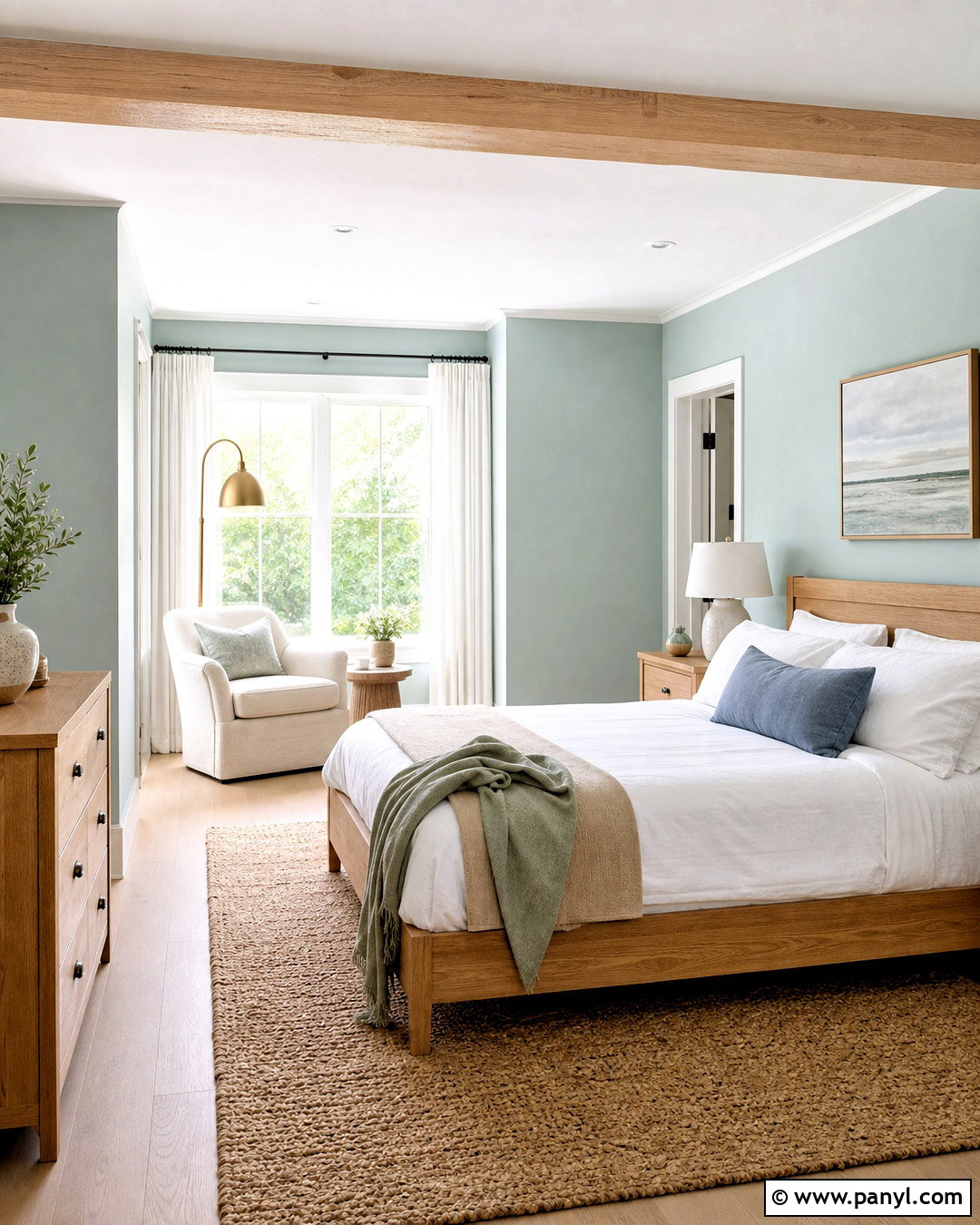 Sea Salt Bedroom With Reading Nook - 20 sea salt bedroom ideas