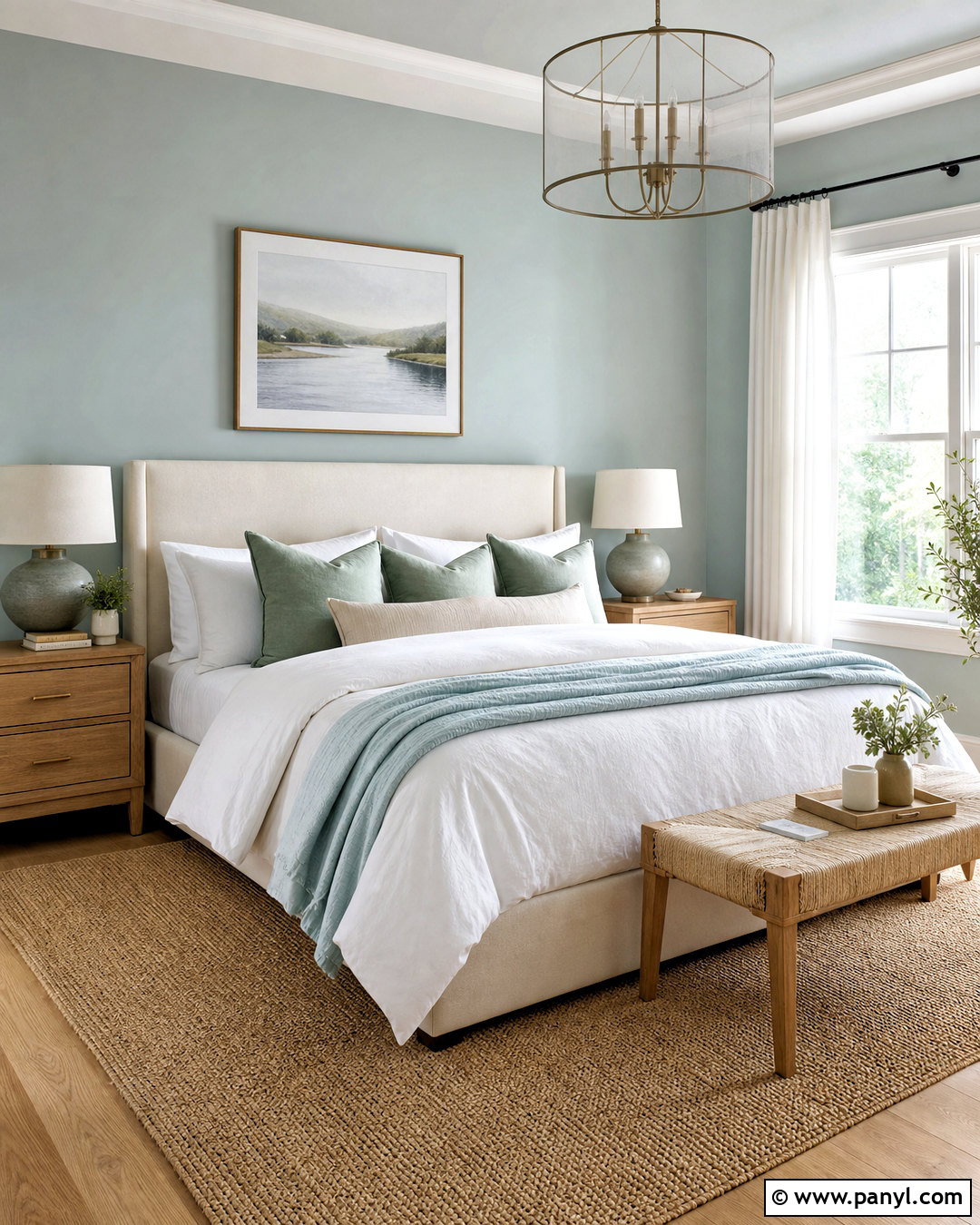 Sea Salt Bedroom With White Bedding - 20 sea salt bedroom ideas