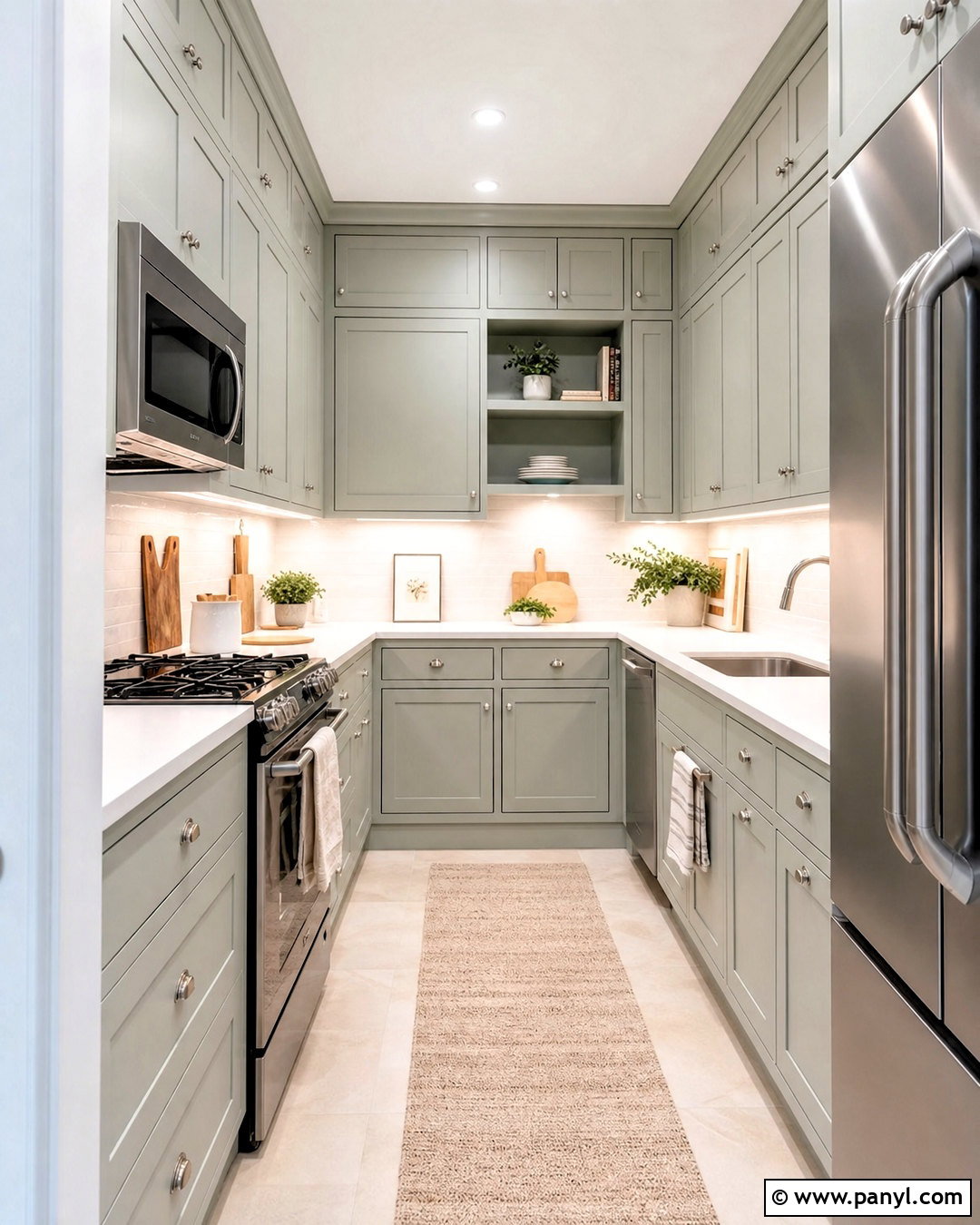 Sea Salt Cabinets In A Small Kitchen - 20 sea salt kitchen cabinets