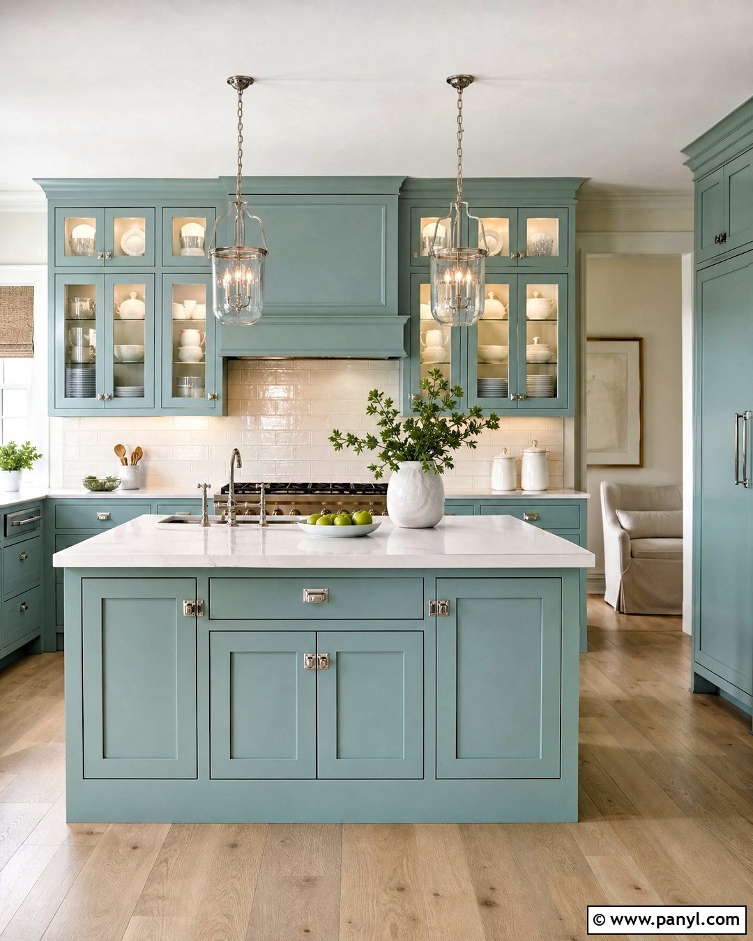 Sea Salt Cabinets With Glass Doors - 20 sea salt kitchen cabinets