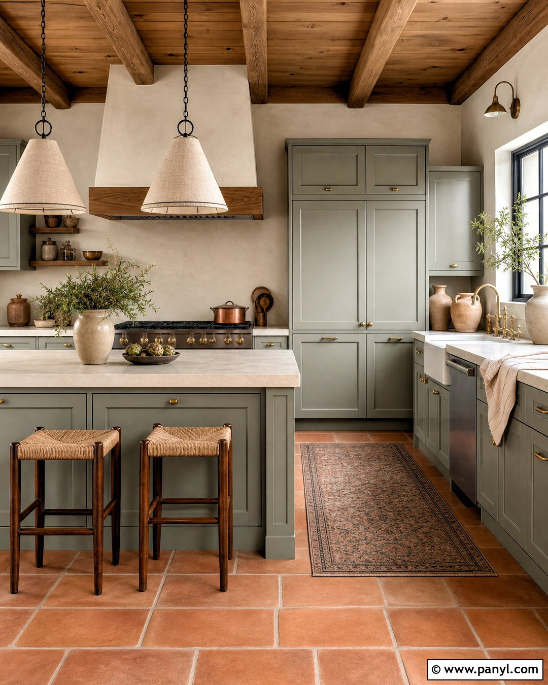Sea Salt Cabinets With Terracotta Floors - 20 sea salt kitchen cabinets