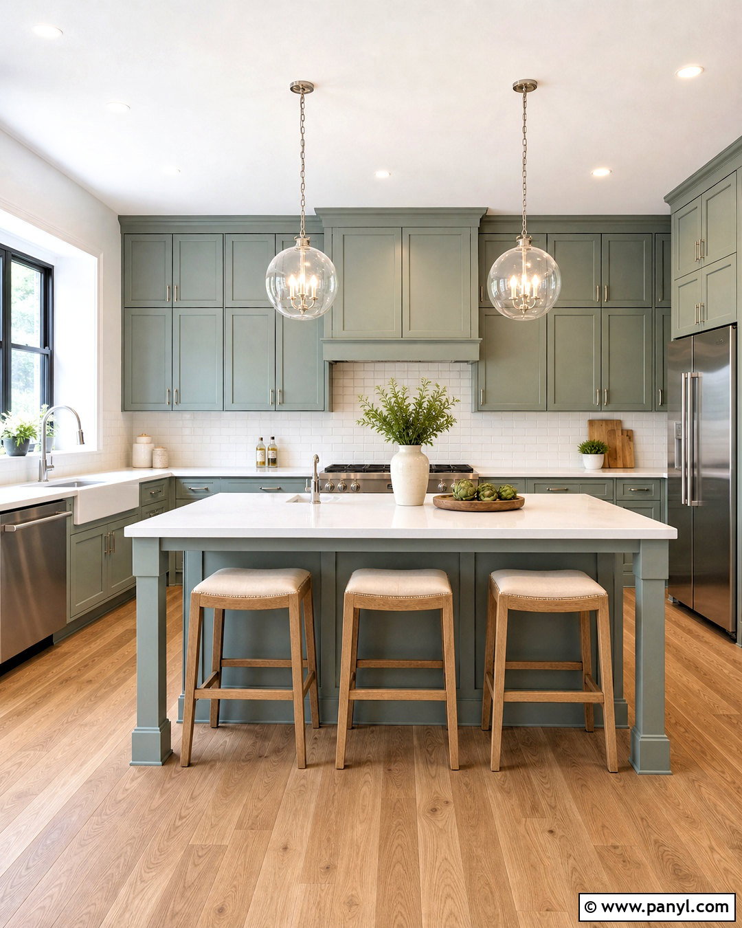 Sea Salt Cabinets With White Quartz - 20 sea salt kitchen cabinets
