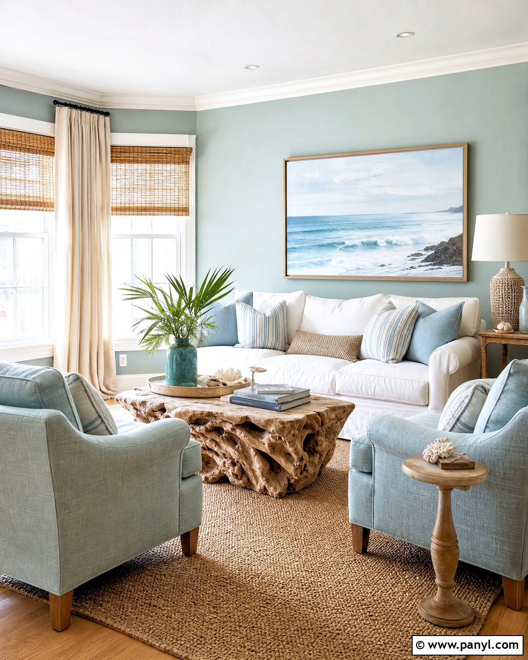 Sea Salt Coastal Living Room - 20 sea salt sherwin williams living room ideas