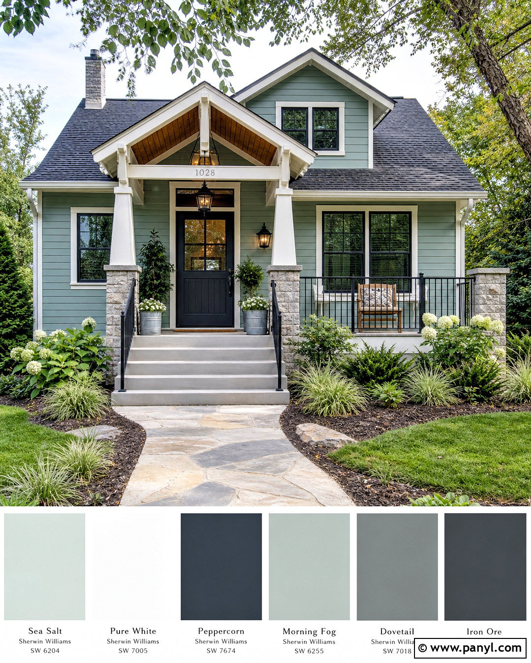Sea Salt Exterior Color Palette - 20 sw sea salt color palette ideas