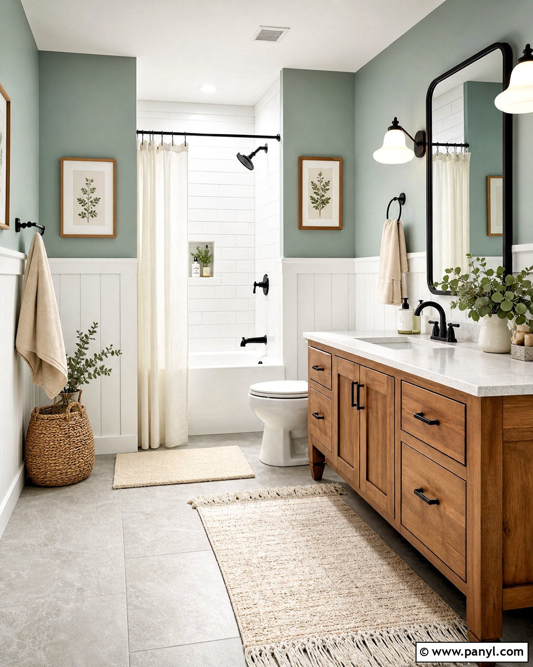 Sea Salt Farmhouse Bathroom - 20 sea salt bathroom ideas