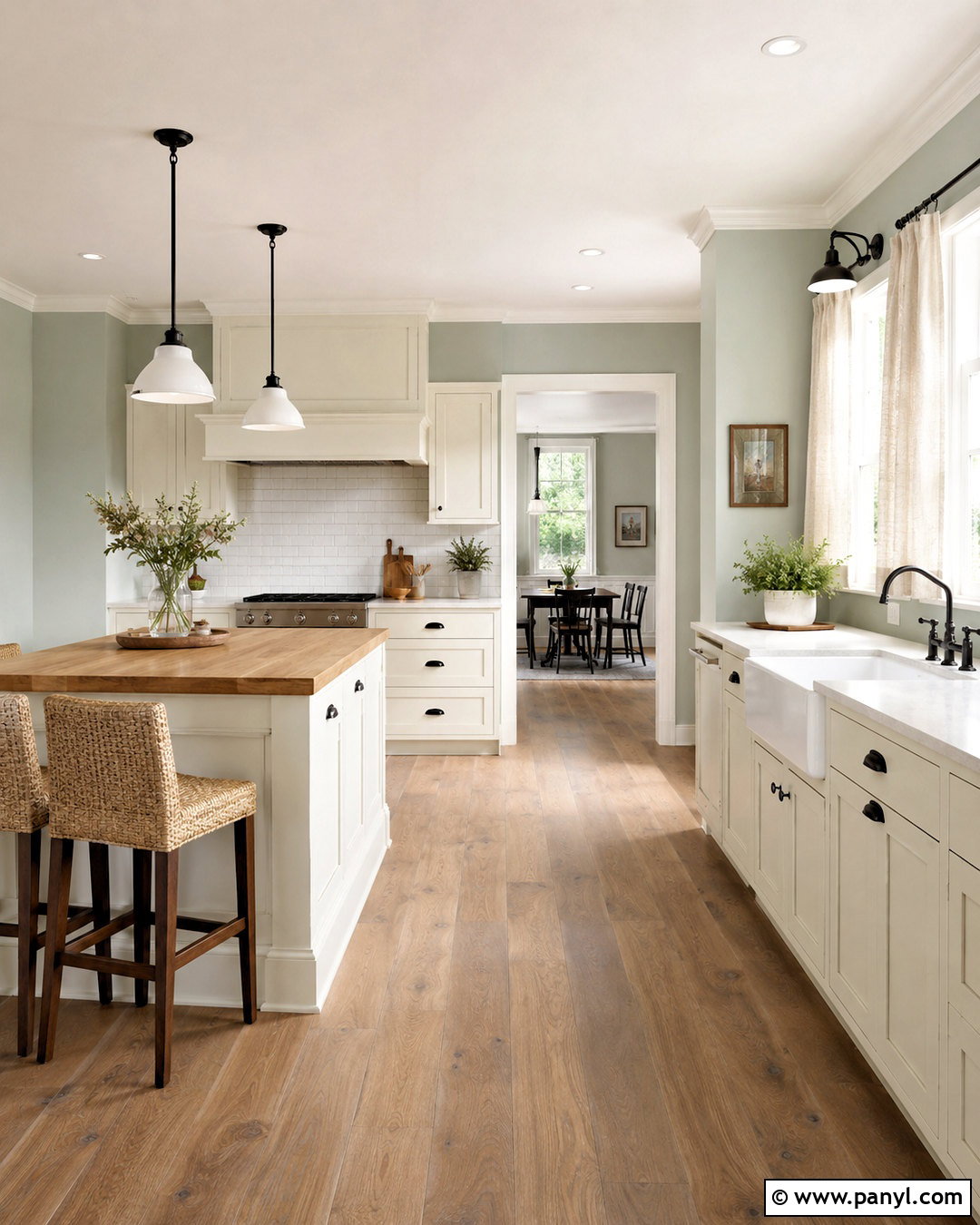 Sea Salt Farmhouse Kitchen - 35 sea salt kitchen walls